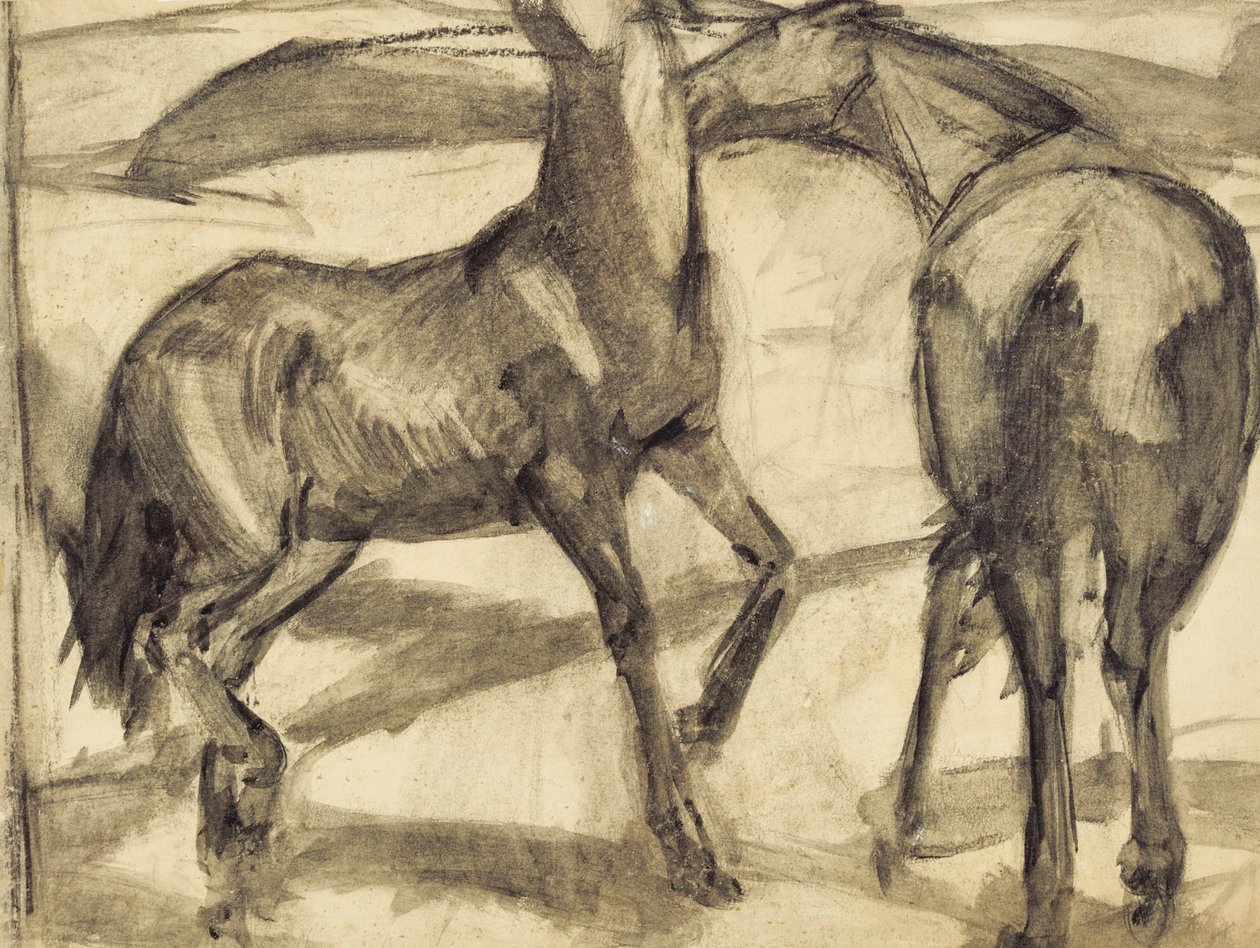 Dos caballos de Franz Marc