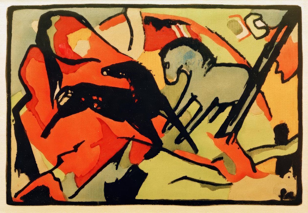 Dos caballos de Franz Marc