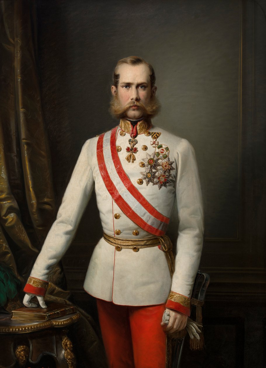 Alemán: Bildnis des Franz Joseph I Retrato de Francisco José I de Franz Russ the Elder