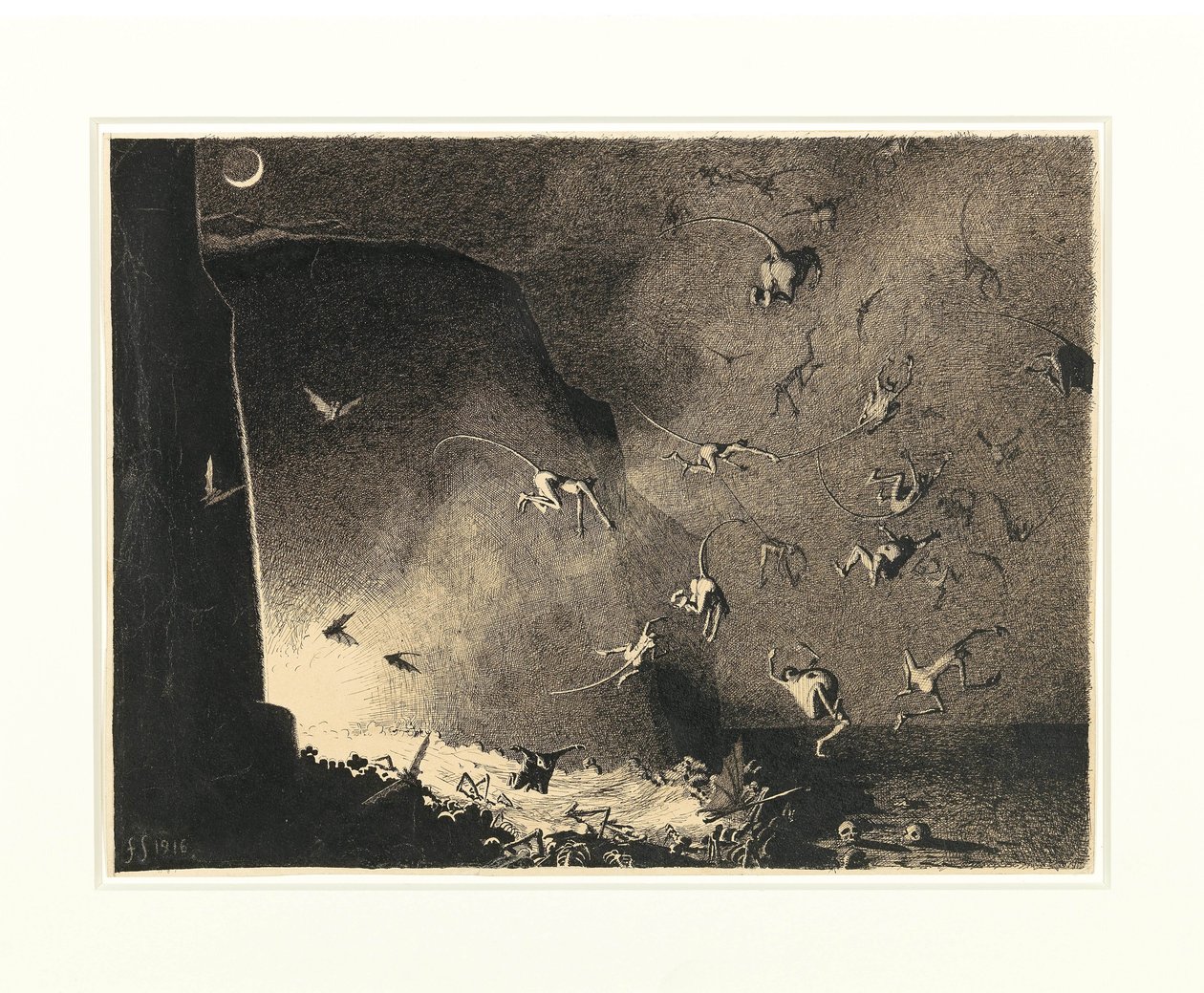 Hell Gate, 1916 de Franz Sedlacek
