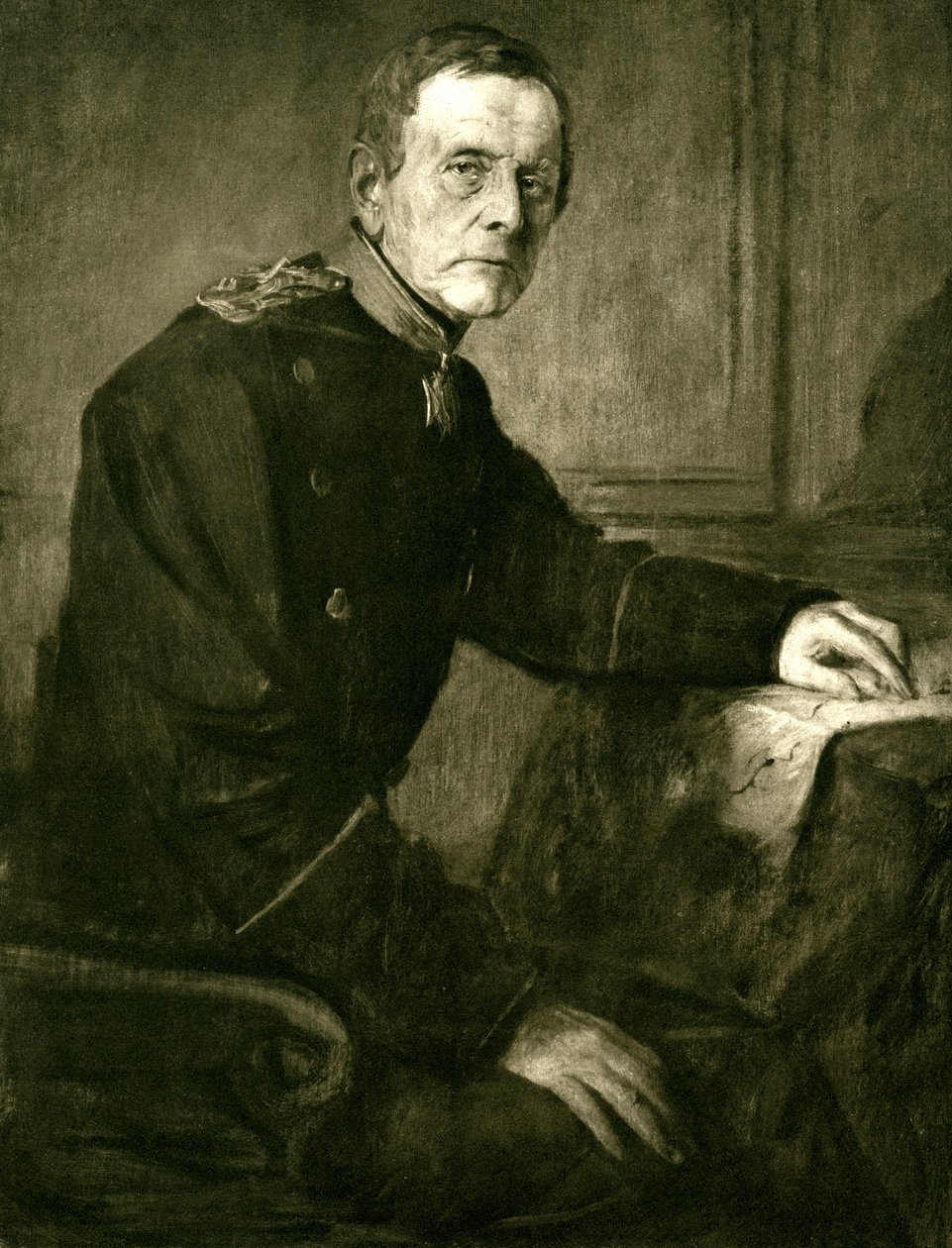 Helmuth von Moltke el Viejo de Franz Seraph von Lenbach