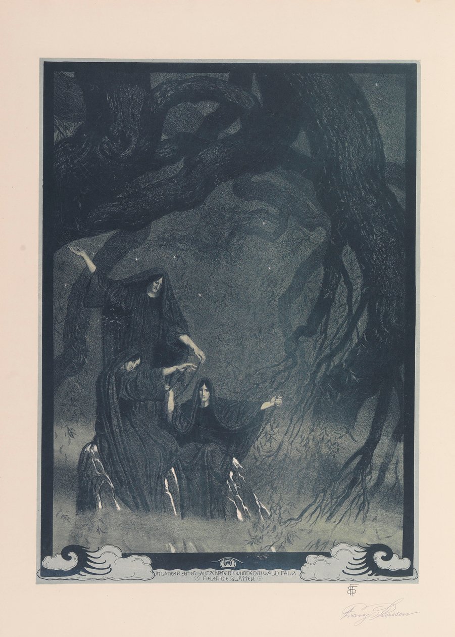 El Anillo del Nibelungo, 1914 de Franz Stassen