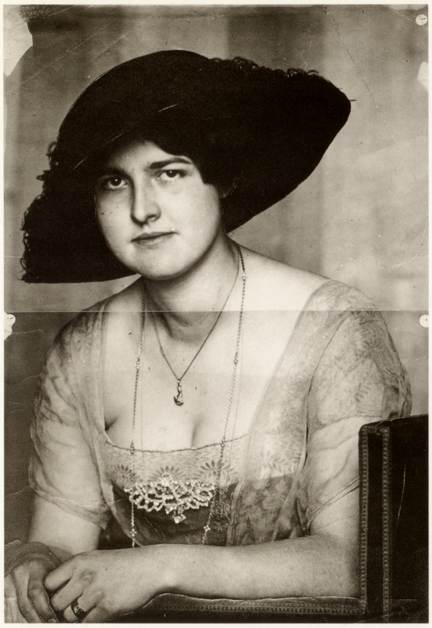 María con un sombrero oscuro de Franz Stuck Ritter von