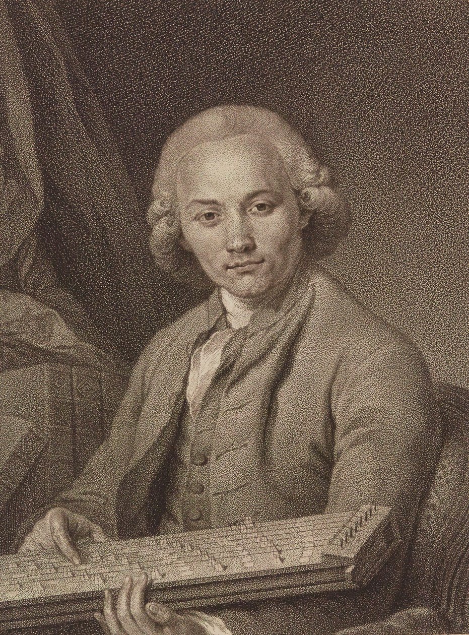 Retrato del organista y compositor Georg Joseph Vogler 1749-1814, c. 1795 de Franz Valentin Durmer