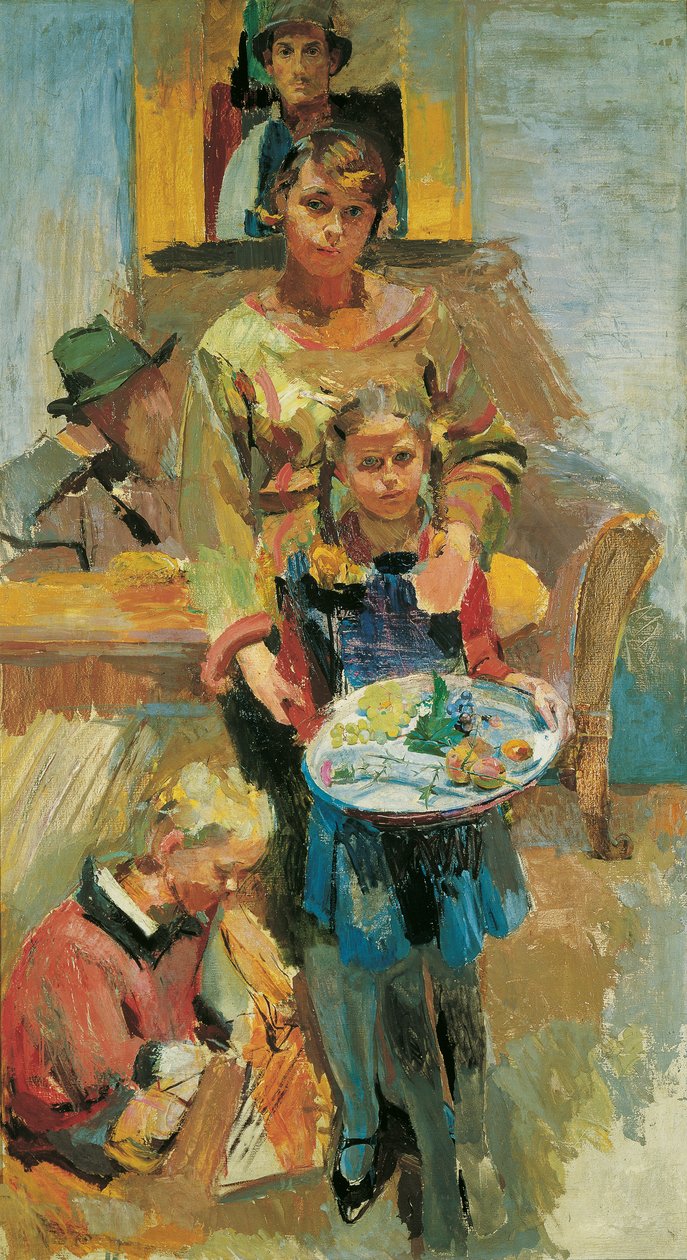Retrato de familia de Isepp de Franz Wiegele