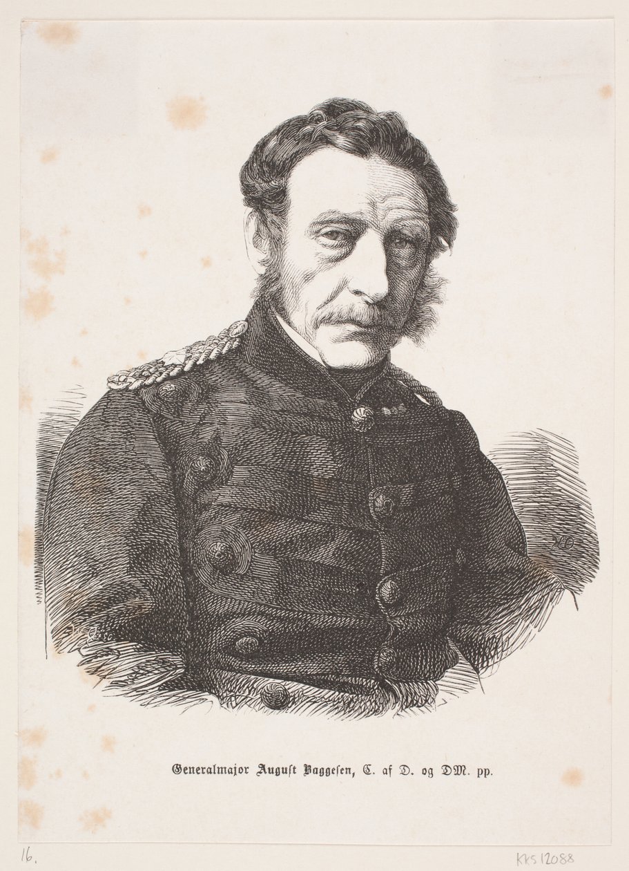 Generalmajor August Baggesen de Franz Wilhelm Obermann