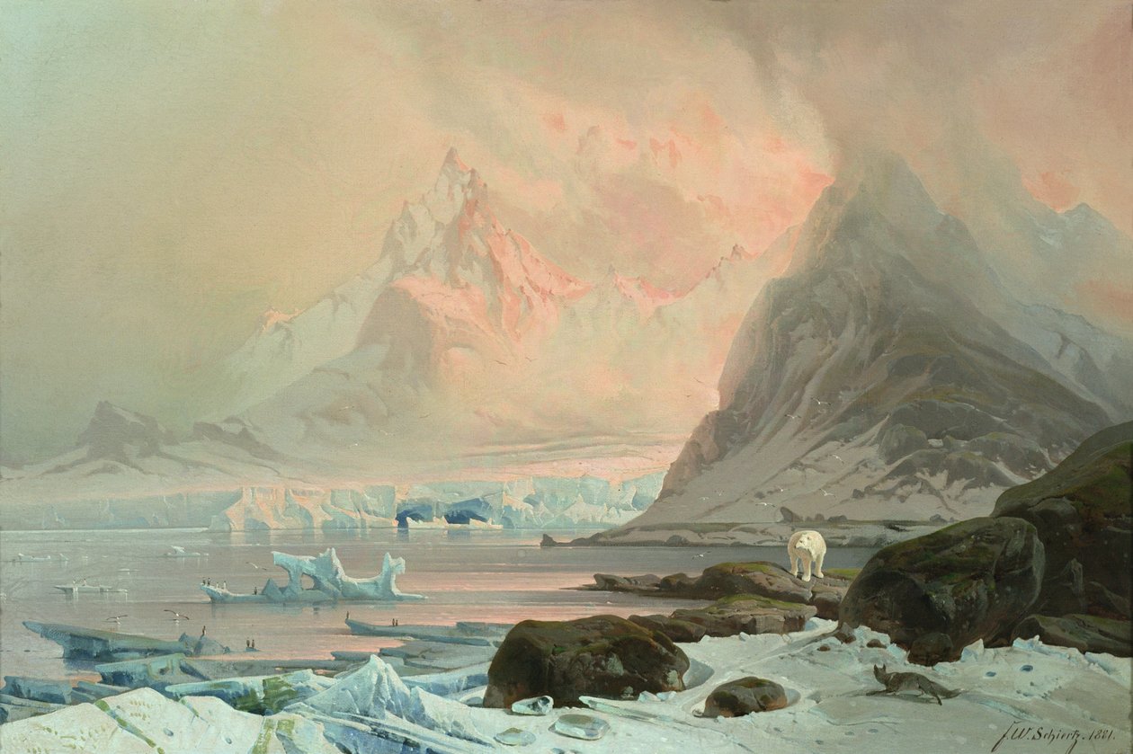 Noche de verano, Spitsbergen de Franz Wilhelm Schiertz