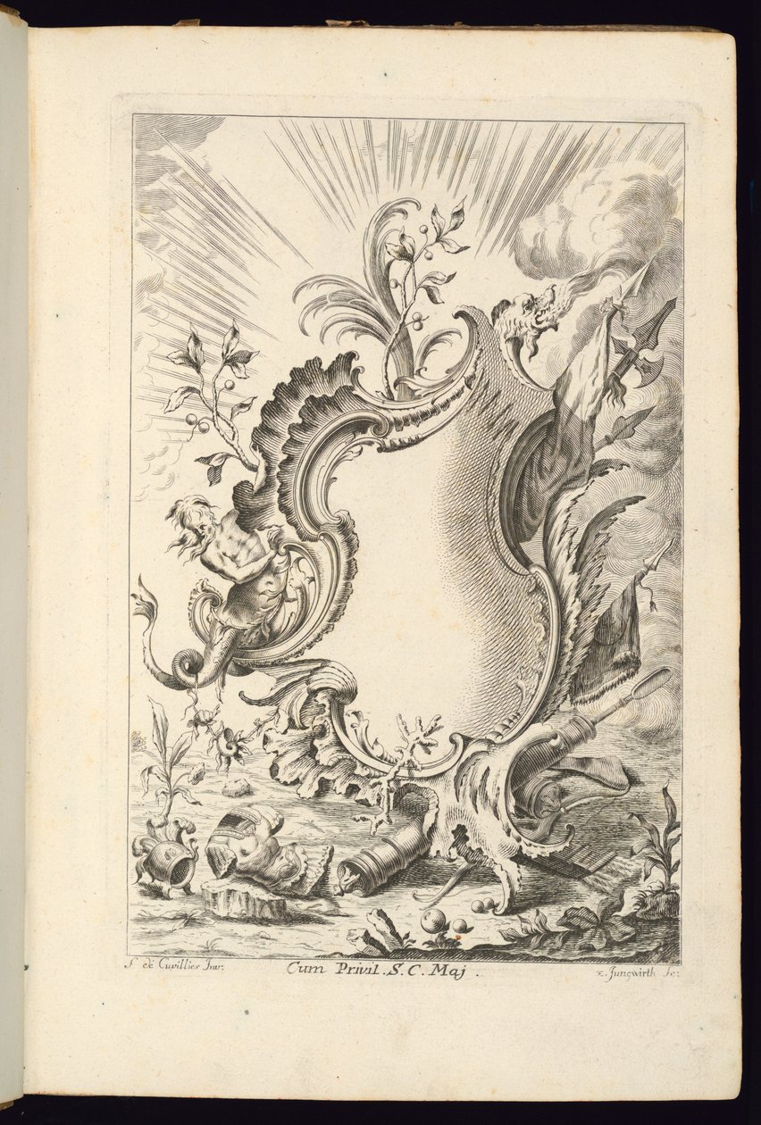 Cartucho con dragón, libro de cartuchos para diferentes usos de Franz Xaver Andreas Jungwierth
