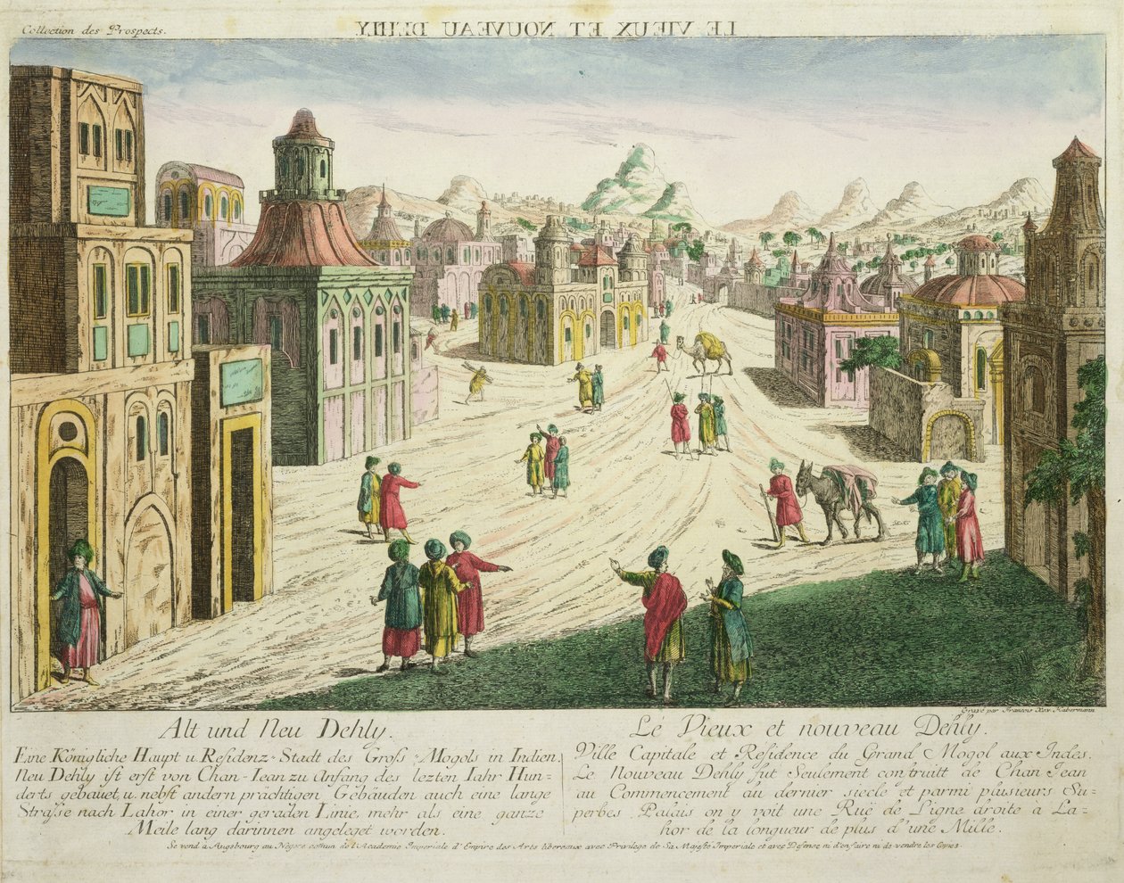Viejo y Nuevo Delhi de Franz Xaver Habermann