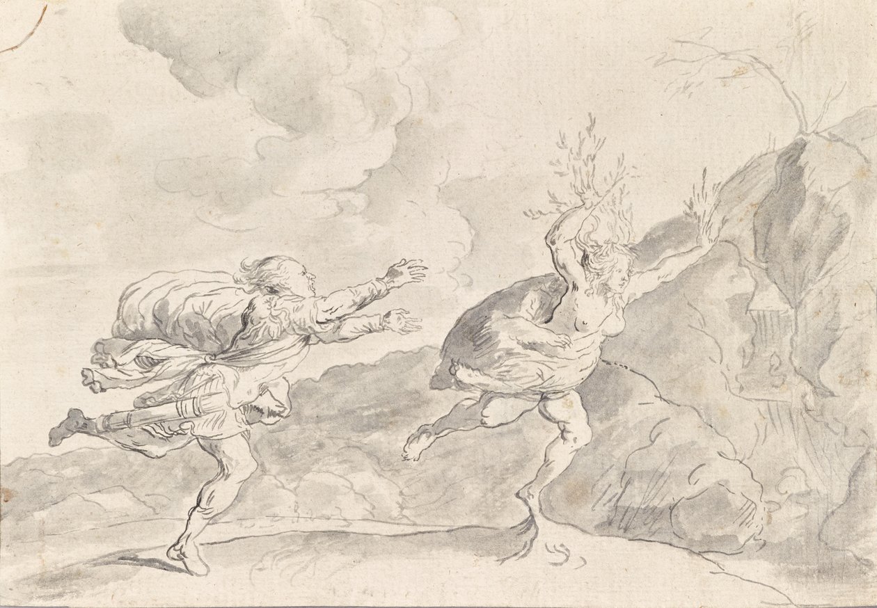 La transformación de Daphne en laurel de Franz Xaver Wagenschon