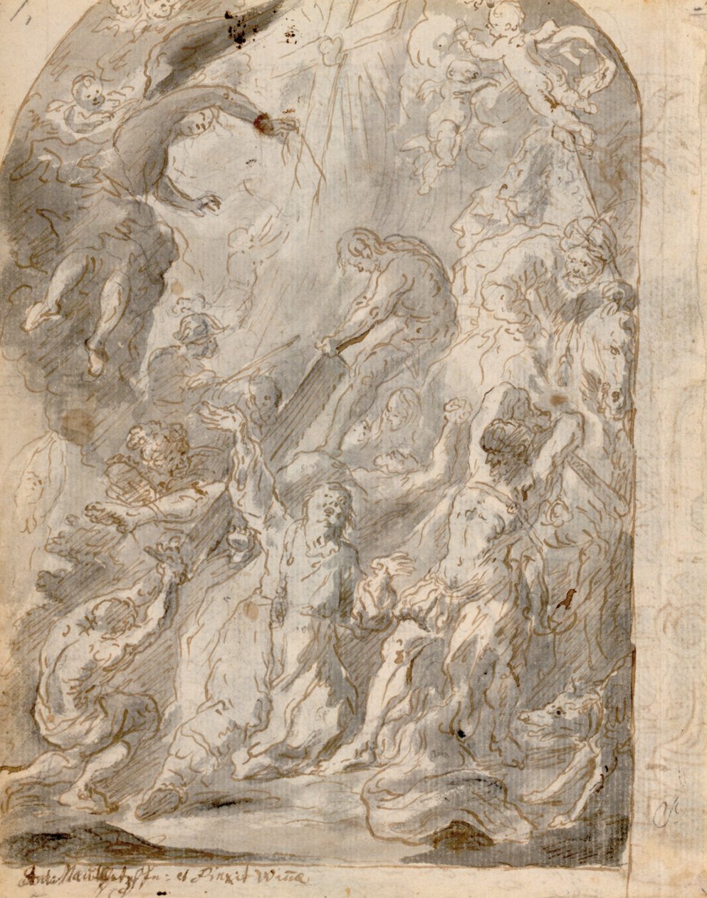 Martirio de San Judas Tadeo de Franz Xaver Wagenschon
