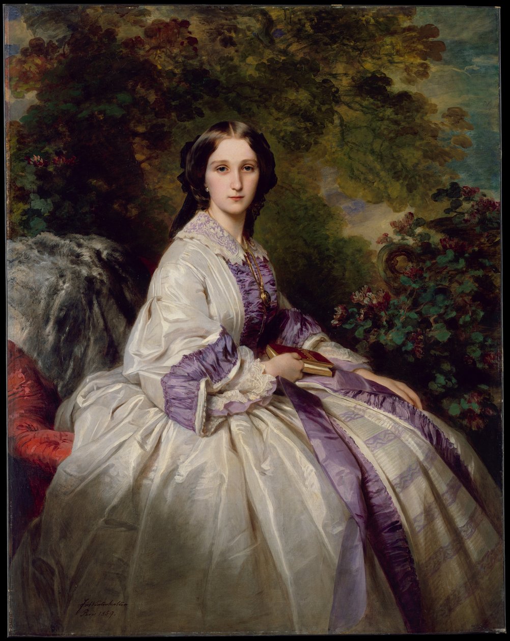 Condesa Alexander Nikolaevitch Lamsdorff (María Ivanovna Beck, 1835-1866) de Franz Xaver Winterhalter