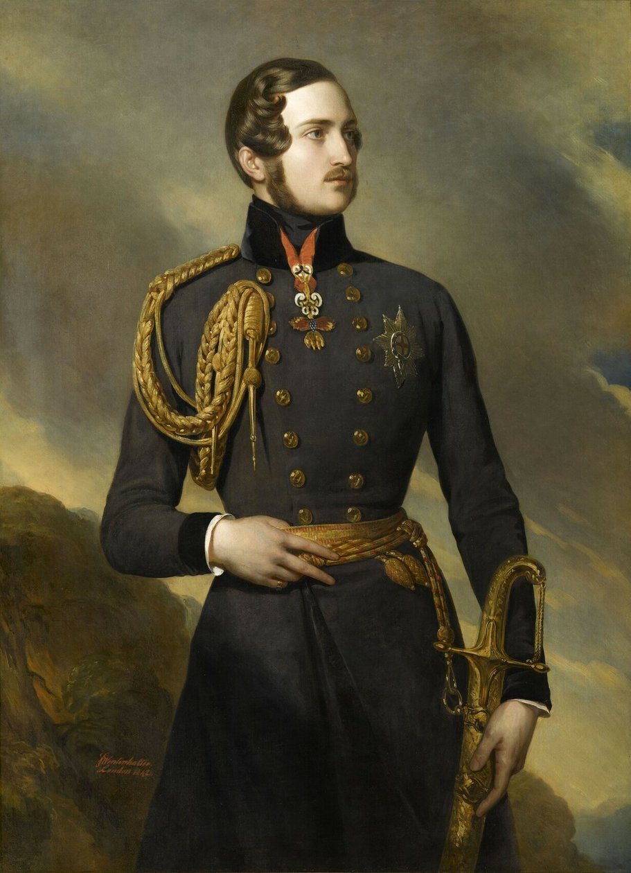 francés:  Albert de Saxe-Cobourg-Gotha, prince consort (1819-1861) Alberto de Sajonia-Coburgo-Gotha, príncipe consorte (1819-1861) de Franz Xaver Winterhalter