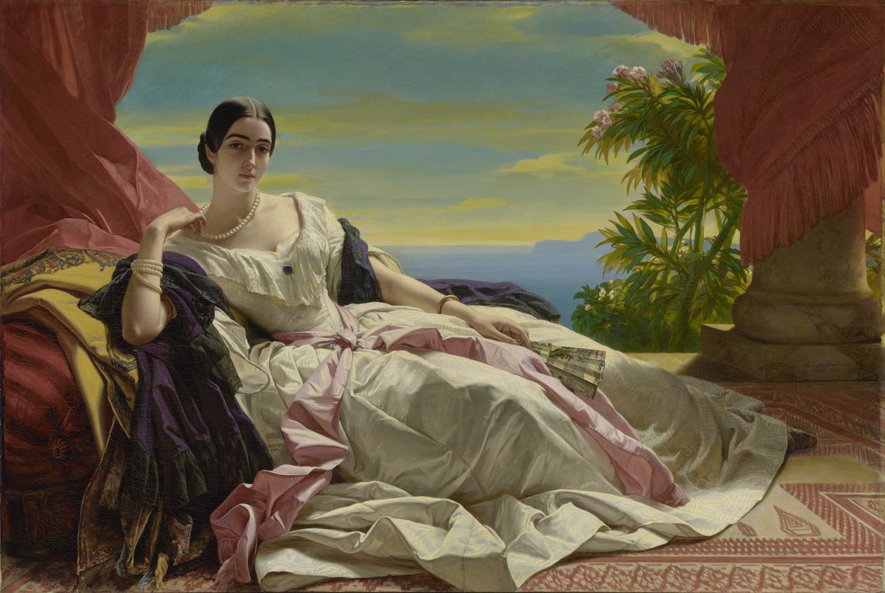 Leonilla, princesa de Sayn-Wittgenstein-Sayn, nacida Baryatinsky de Franz Xaver Winterhalter