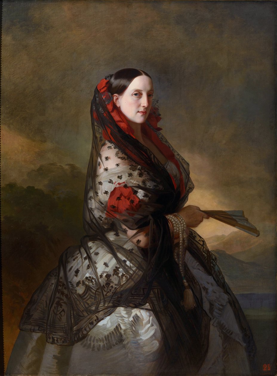 María Nikoláyevna de Rusia, duquesa de Leuchtenberg de Franz Xaver Winterhalter
