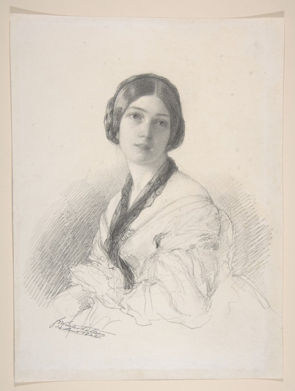 Retrato de la baronesa Gudin, de soltera Margareth Louis Hay de Franz Xaver Winterhalter
