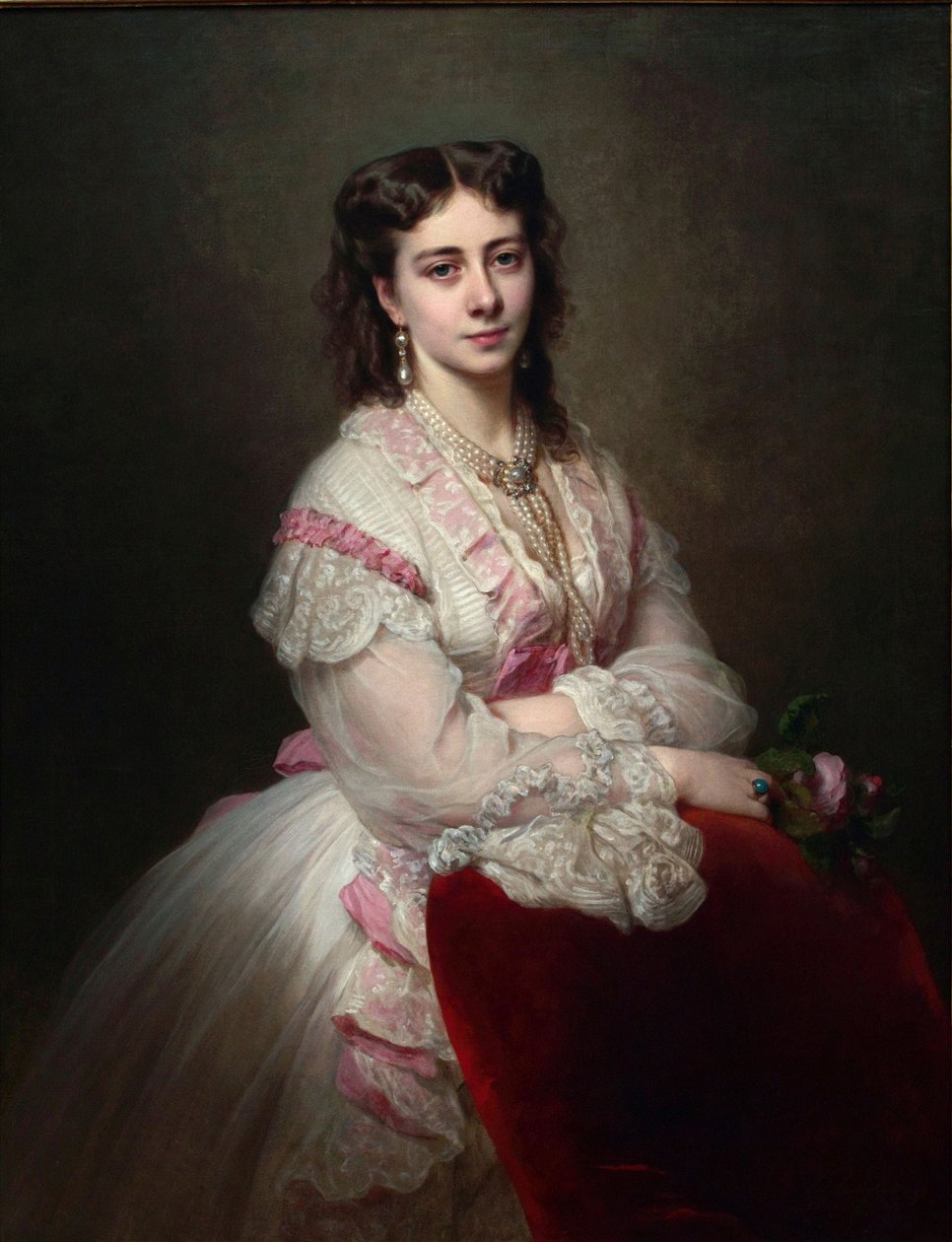 Retrato de la Condesa Maria Branicka 1843-1918, nacida Princesa Sapieha, 1865 de Franz Xaver Winterhalter