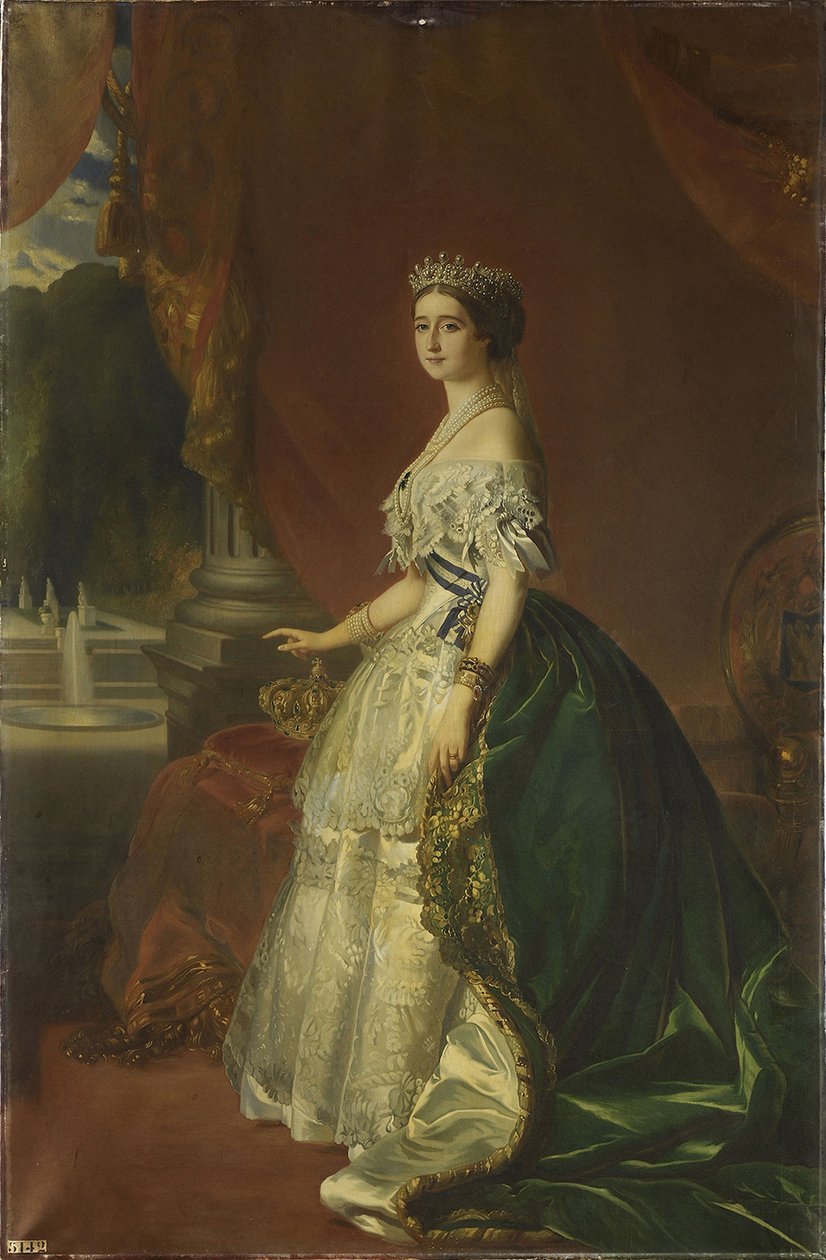Retrato de Eugenia de Montijo 1826-1920, Emperatriz de los franceses, 1853 de Franz Xaver Winterhalter