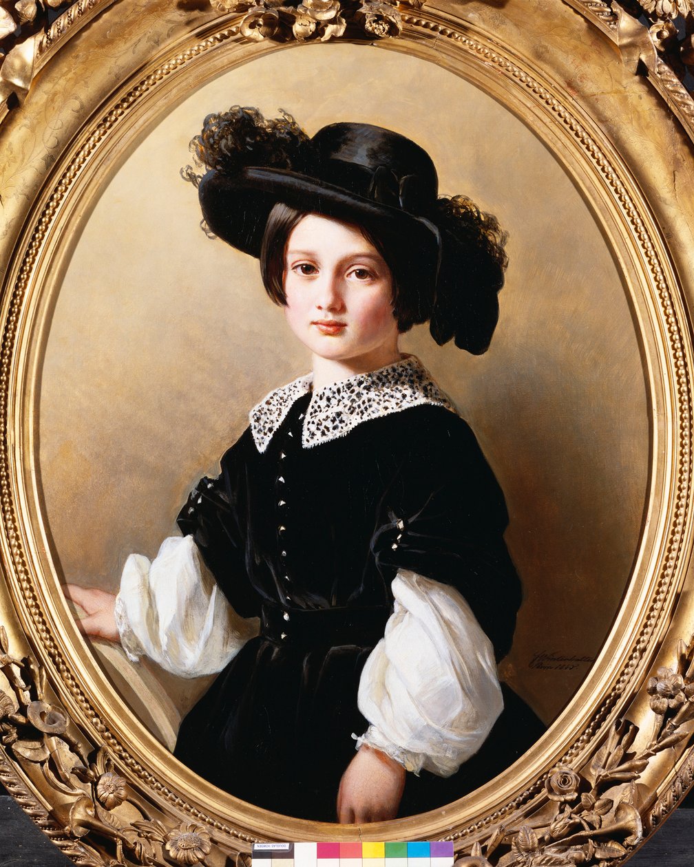 Retrato de una joven, 1850 de Franz Xaver Winterhalter