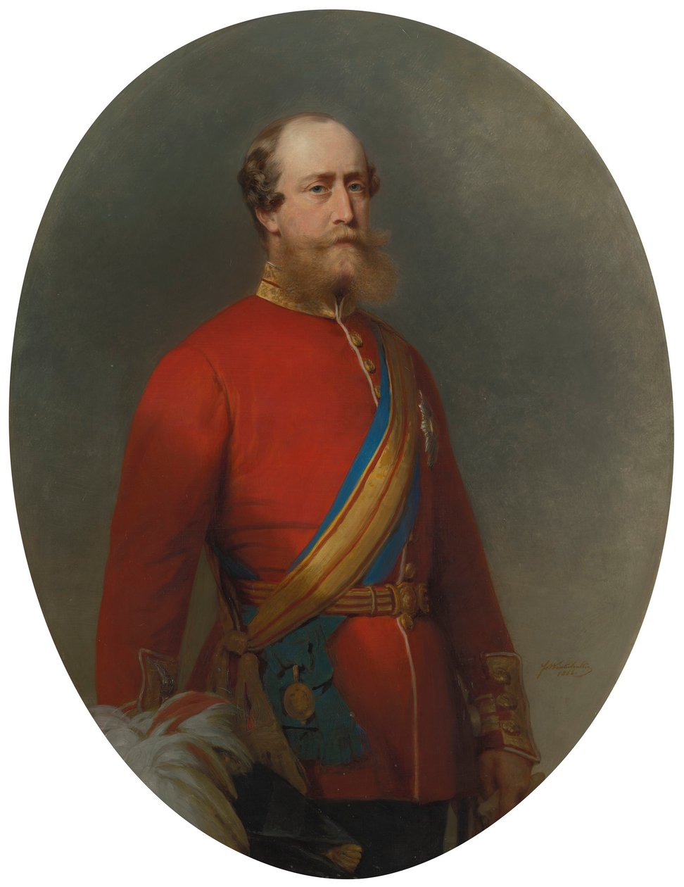 Príncipe Christian de Schleswig-Holstein (1831-1917) de Franz Xaver Winterhalter