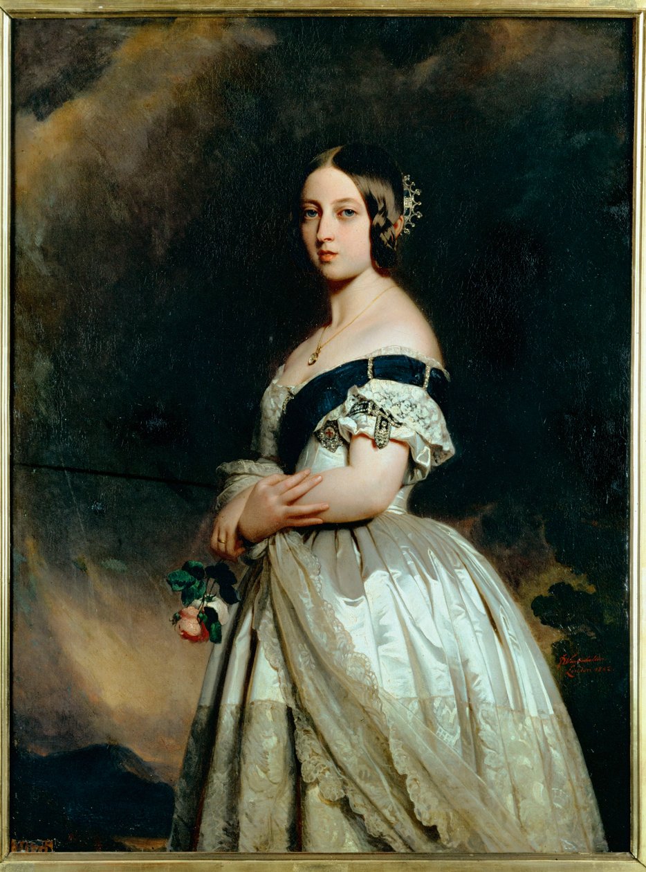 Reina Victoria de Inglaterra ... de Franz Xaver Winterhalter