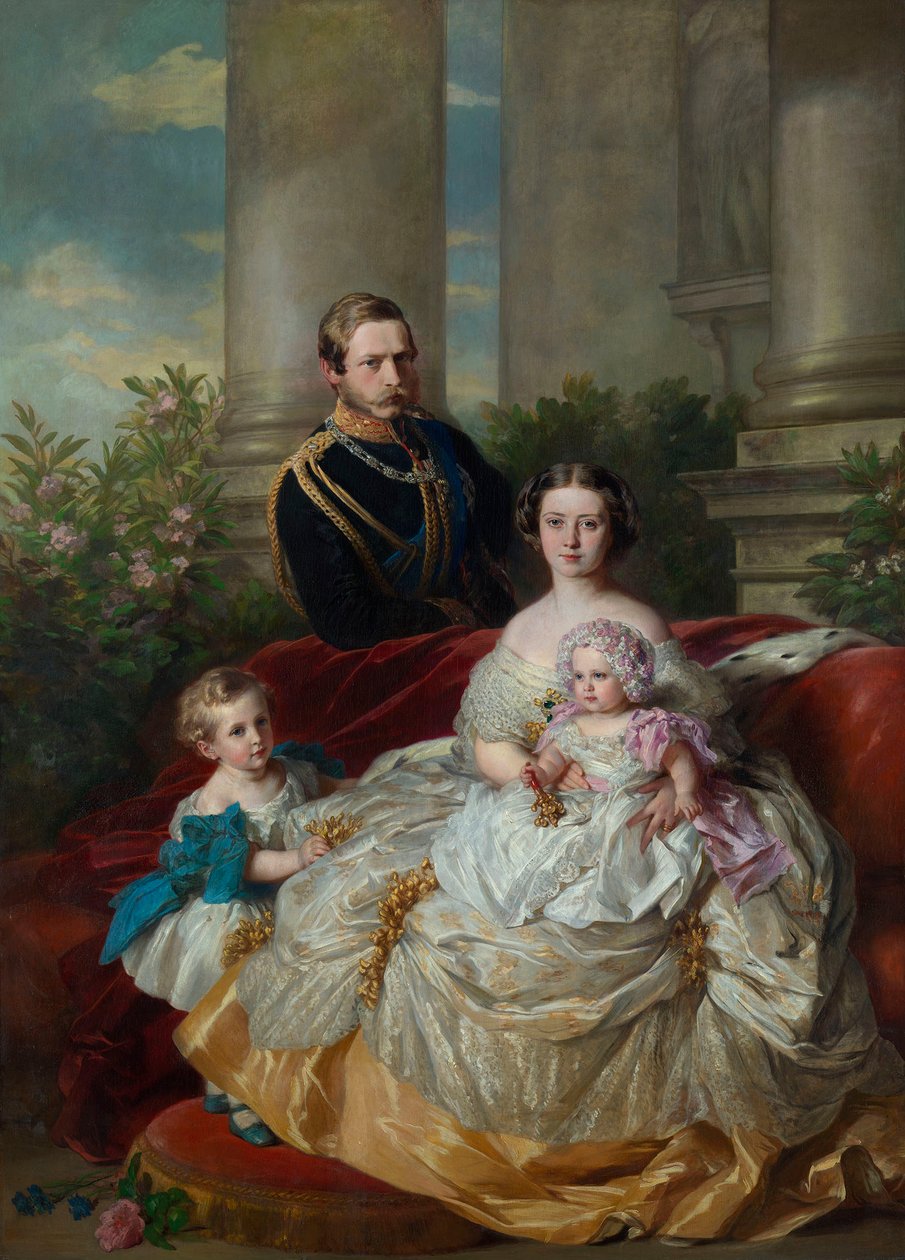 La familia de los príncipes herederos Federico Guillermo de Prusia de Franz Xaver Winterhalter