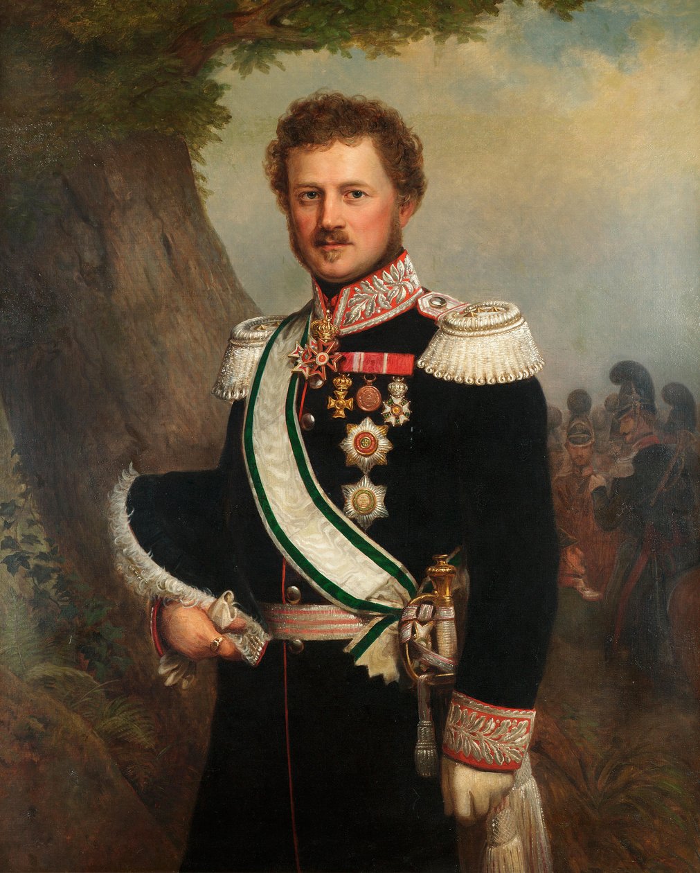 Retrato de Emil, Príncipe de Hesse y del Rin 1790-1858, c. 1850 de Franz Xaver Winterhalter School of .