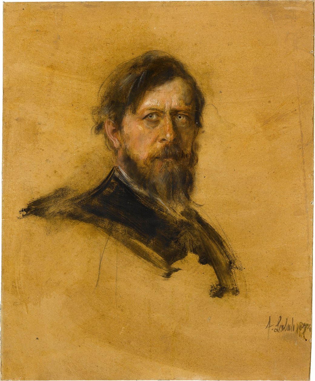 Retrato de Böcklin de Franz von Lenbach
