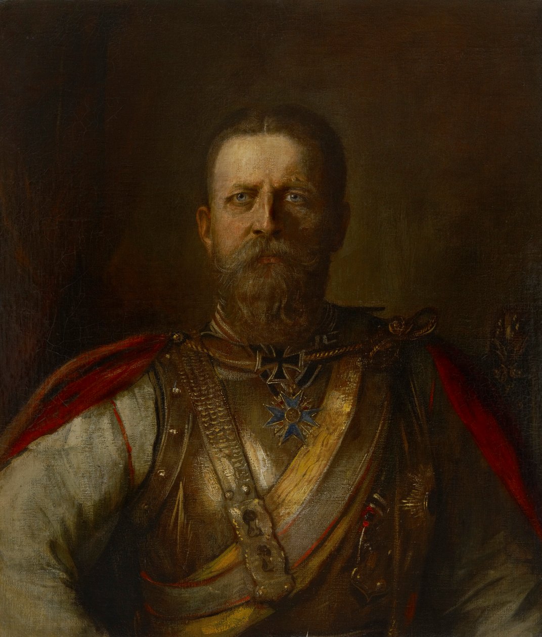 Príncipe heredero Federico Guillermo, más tarde Federico III, emperador de Alemania y rey de Prusia de Franz von Lenbach