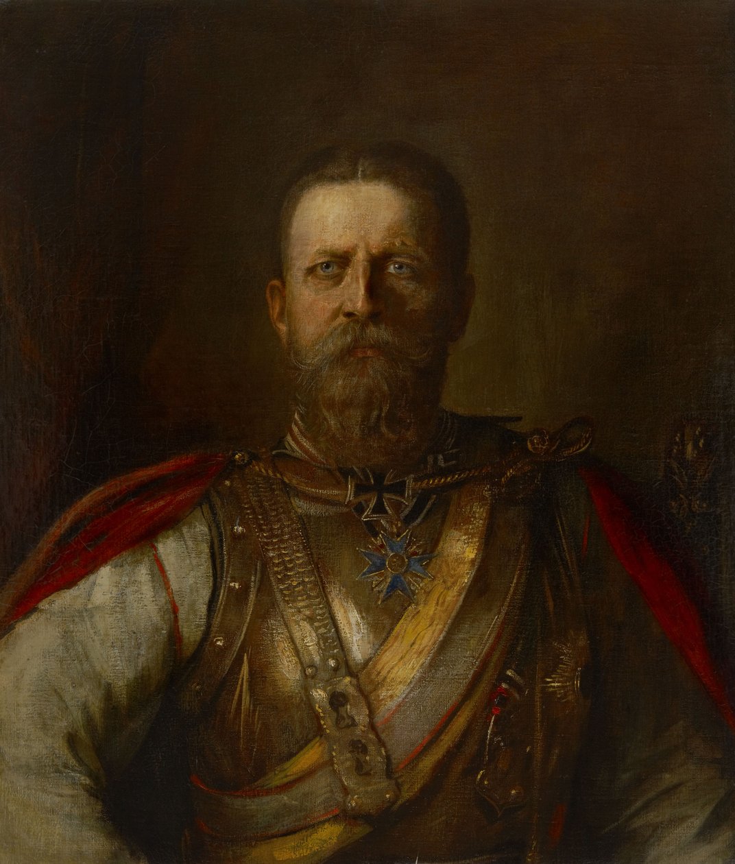 El príncipe heredero Federico Guillermo, más tarde Federico III, emperador de Alemania y rey de Prusia de Franz von Lenbach