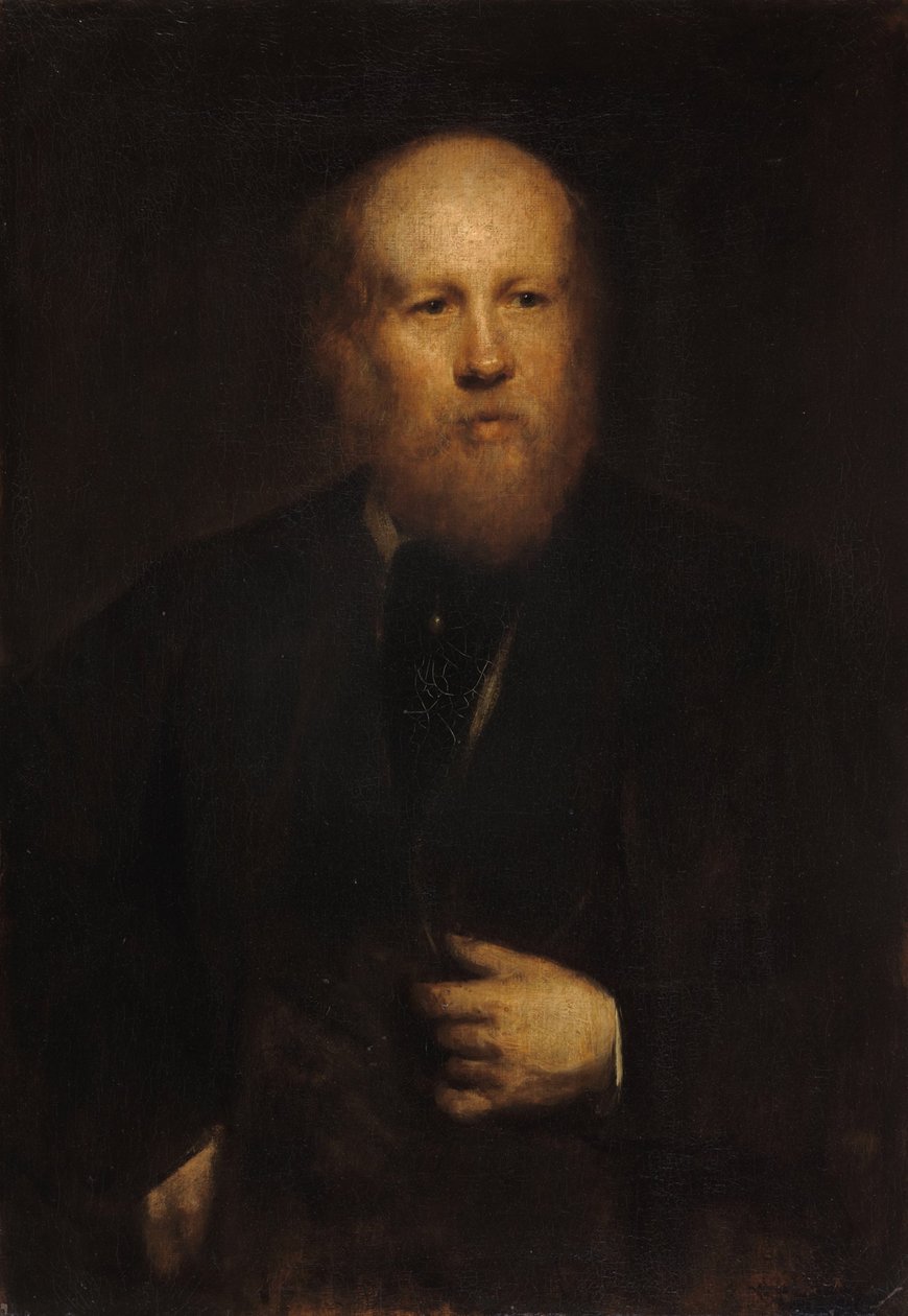 El grabador Conrad Geyer de Franz von Lenbach