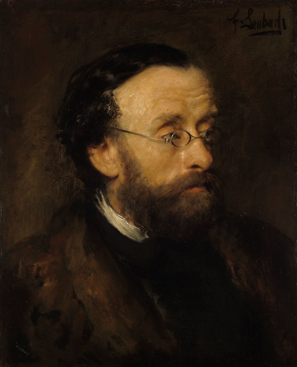 El pintor paisajista Eduard Schleich de Franz von Lenbach