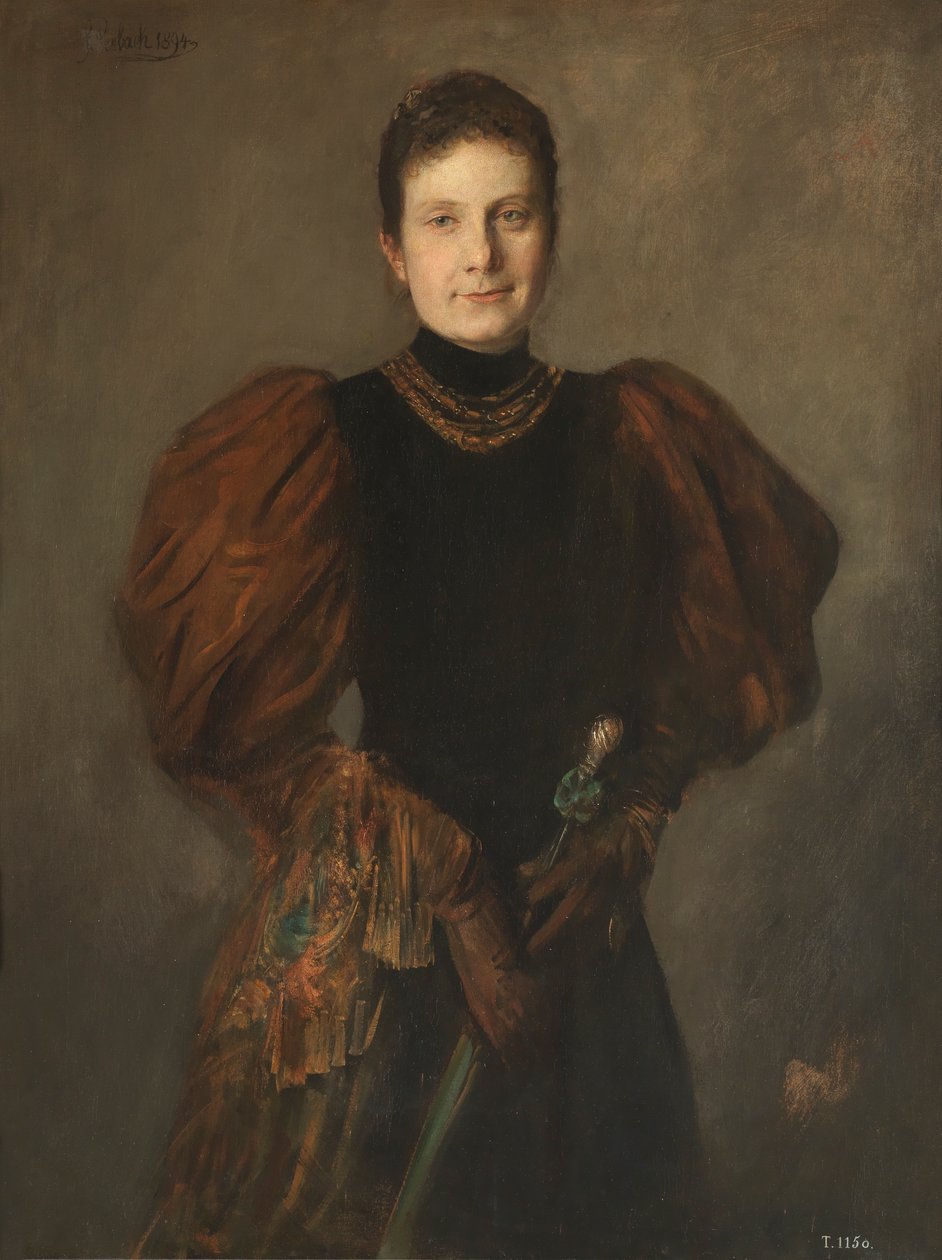 Infanta María de la Paz de Borbón, daughter of Isabella II de Franz von Lenbach