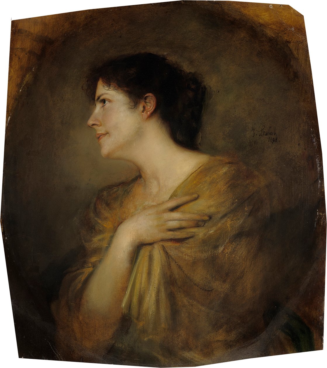 Mary Stuck (de soltera Lindpaintner) de Franz von Lenbach