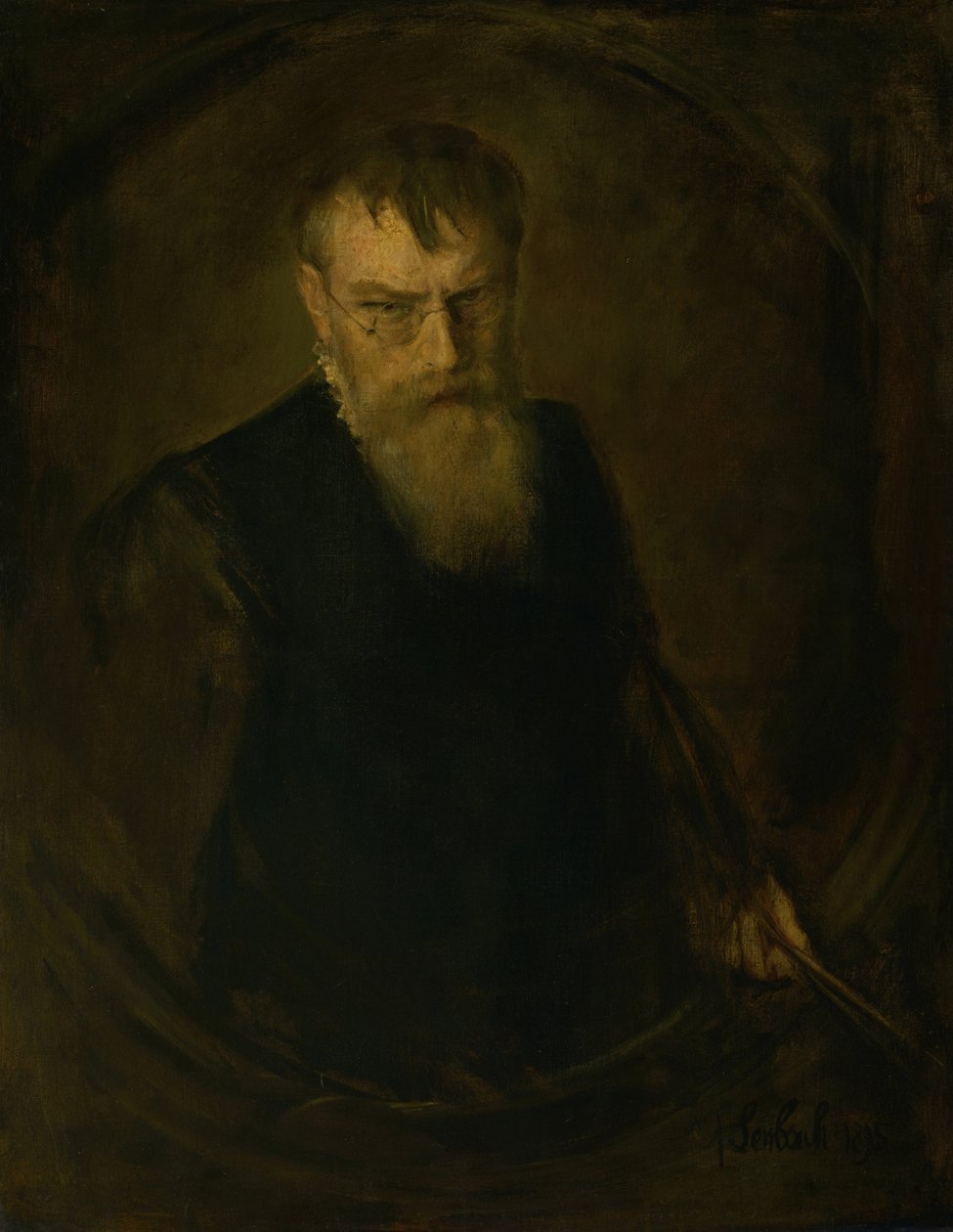 Auto retrato de Franz von Lenbach