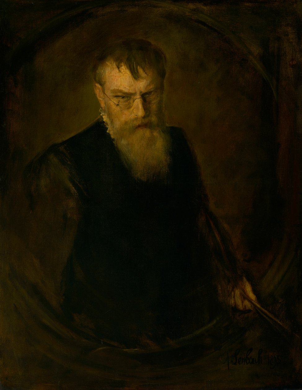 Autorretrato de Franz von Lenbach