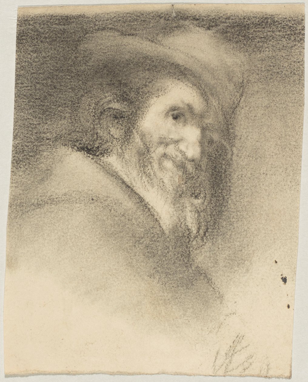 Boceto según Vásquez; cabeza de Menipo; original: Madrid, Prado de Franz von Lenbach