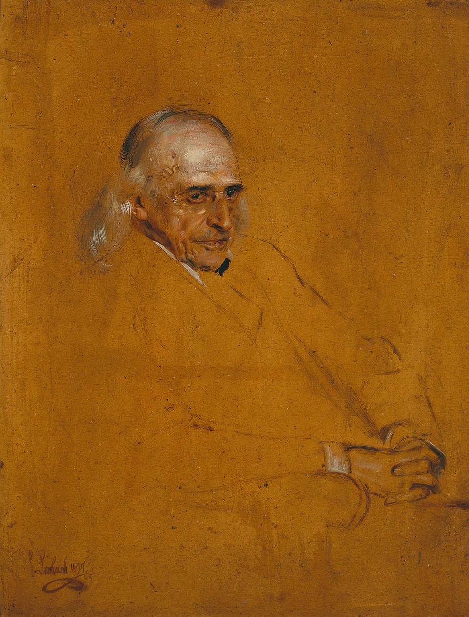 Theodor Mommsen. Estudio de Franz von Lenbach
