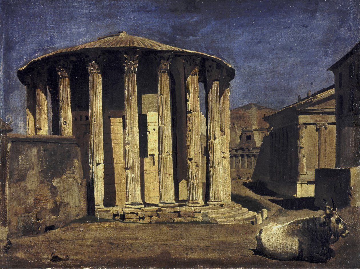 Templo de Vesta en Roma de Franz von Lenbach