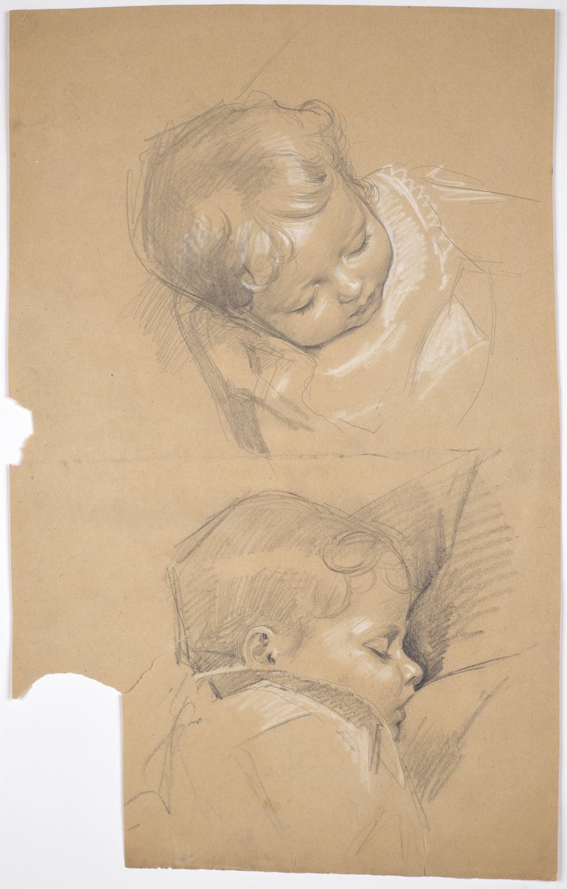 Estudios sobre la cabeza de los niños de Franz von Matsch