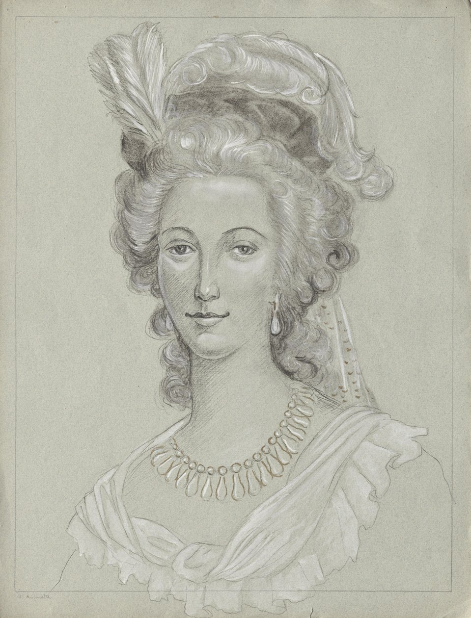 Reina María Antonieta de Franz von Matsch