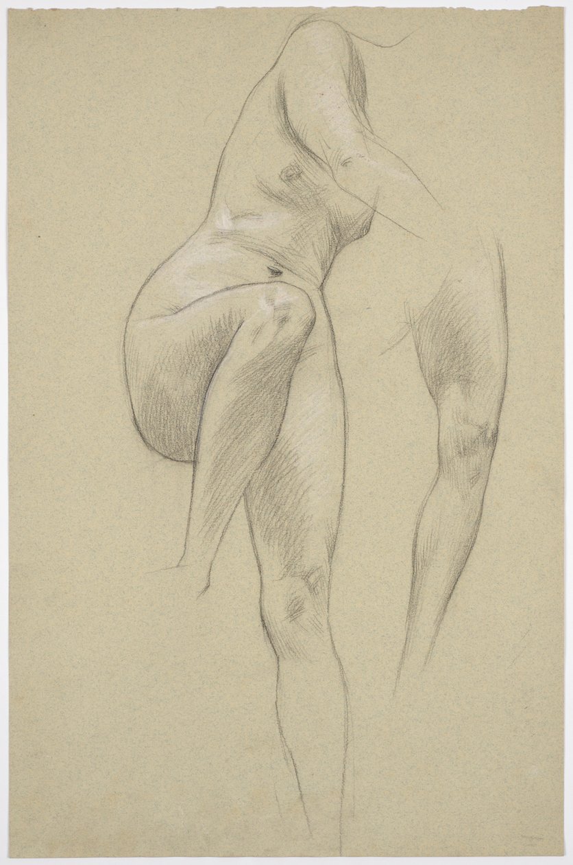 Estudio desnudo femenino de Franz von Matsch