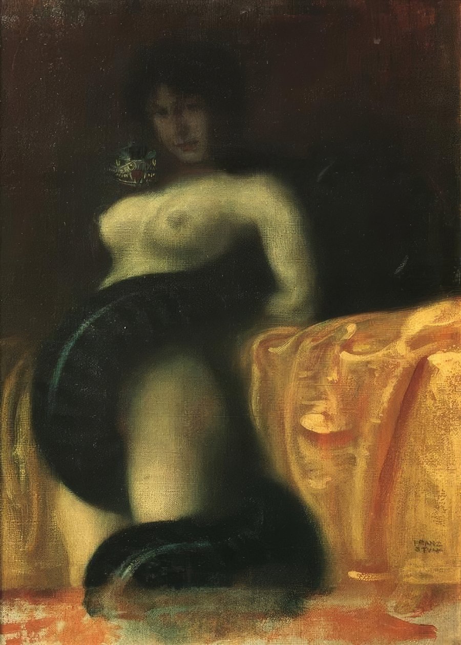La mujer serpiente de Franz von Stuck