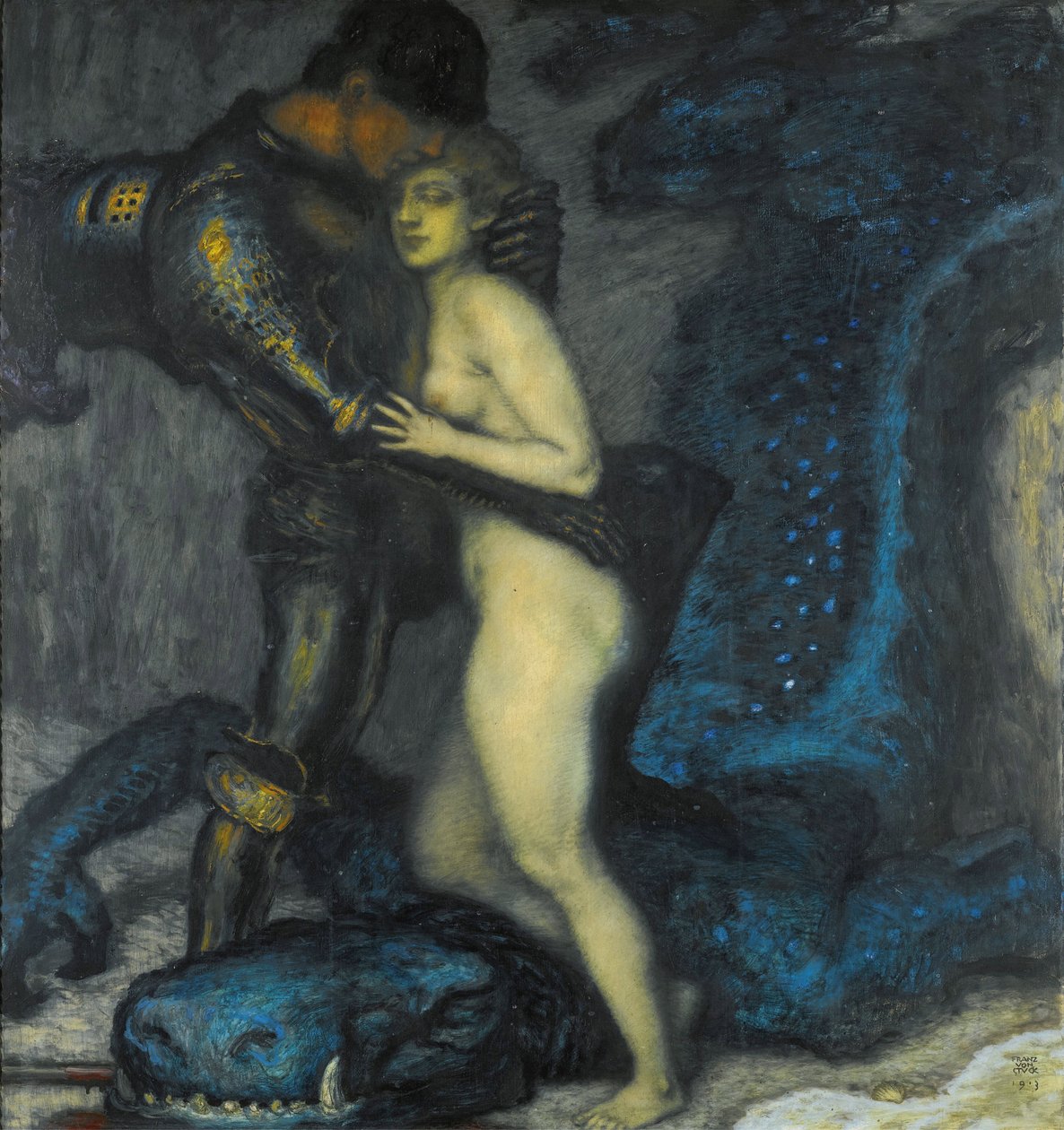 El matadragones de Franz von Stuck