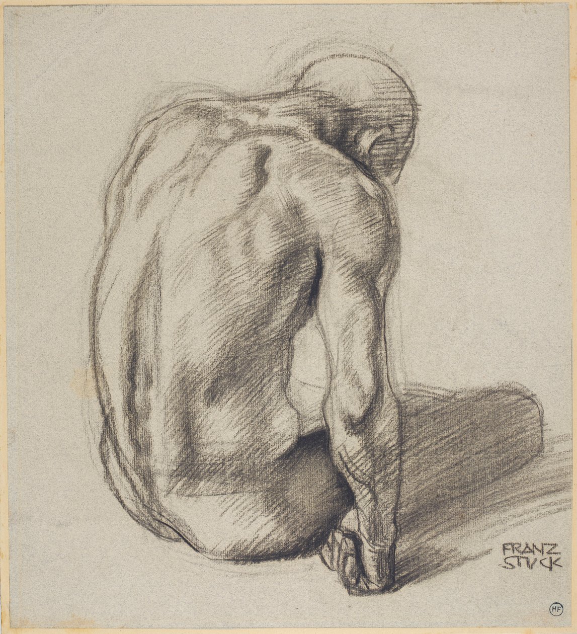 Hombre sentado de Franz von Stuck