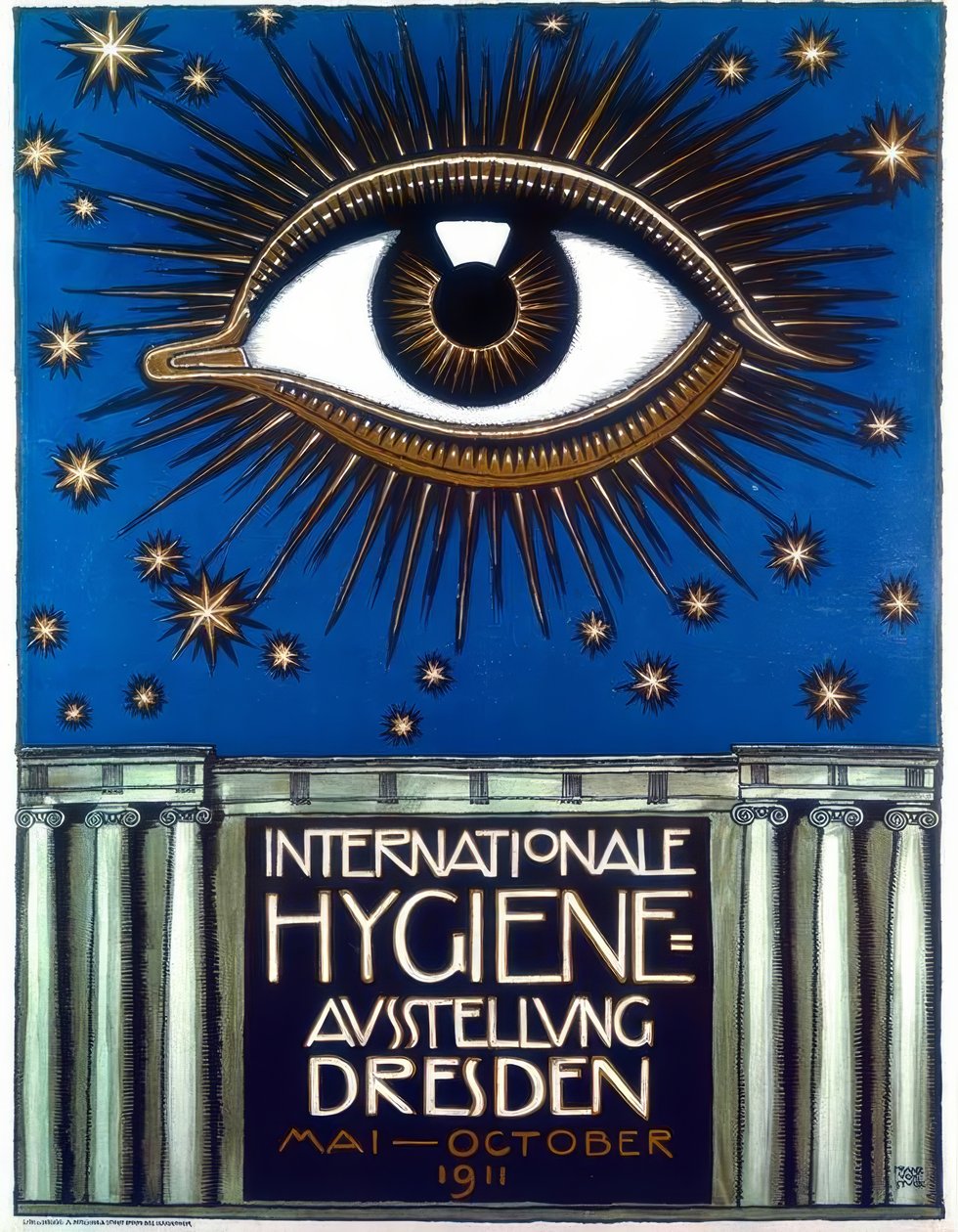 Stuck, cartel de exposición 1911 de Franz von Stuck