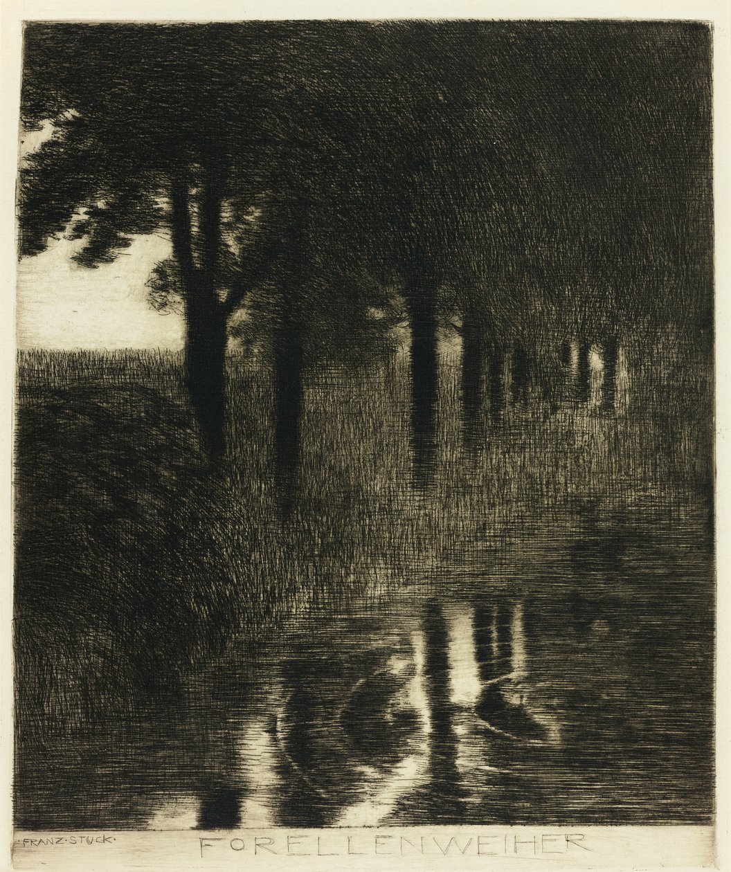 La Piscina de Truchas de Franz von Stuck