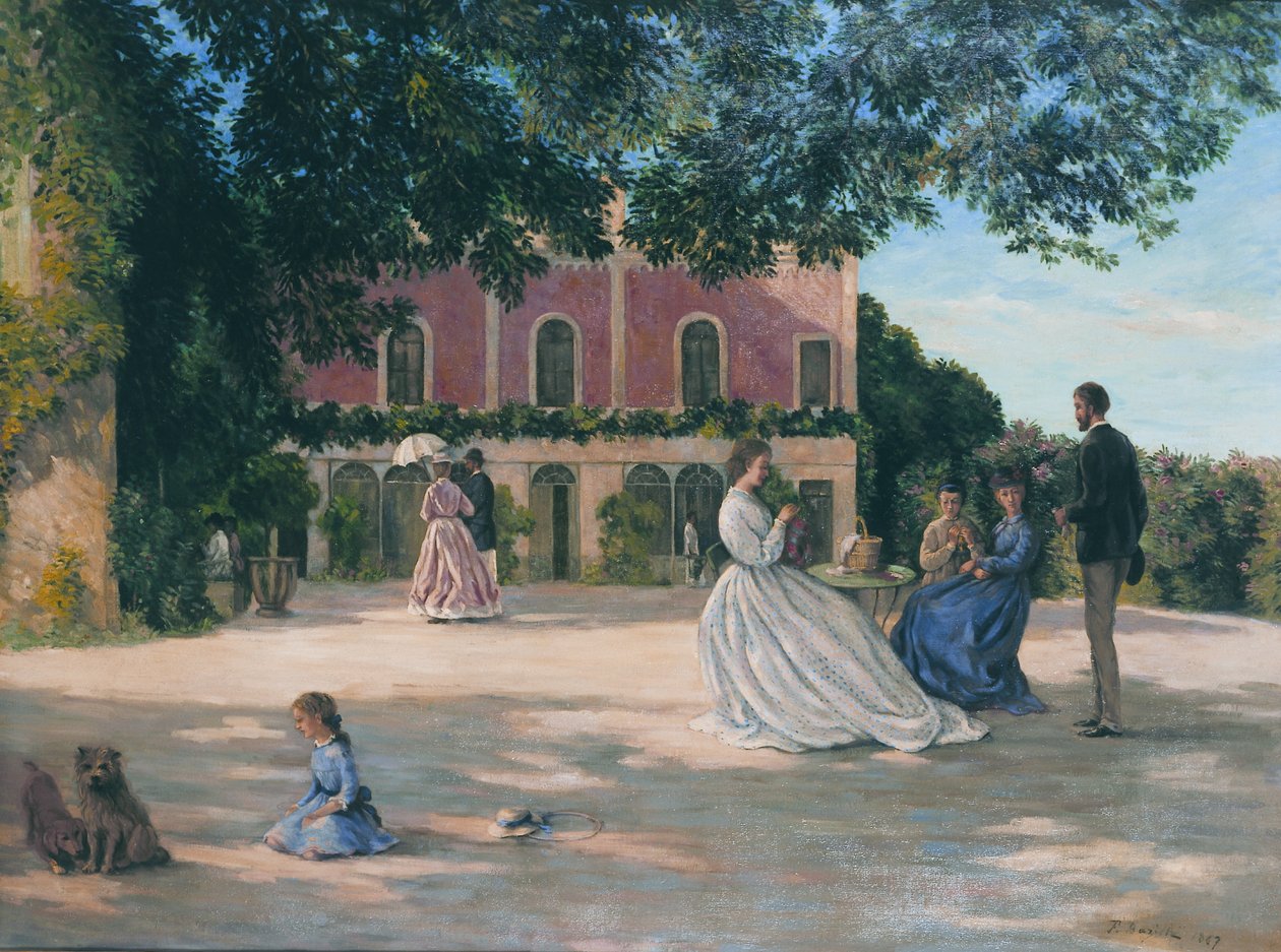 Francés: La Terrasse de Méric de Frédéric Bazille