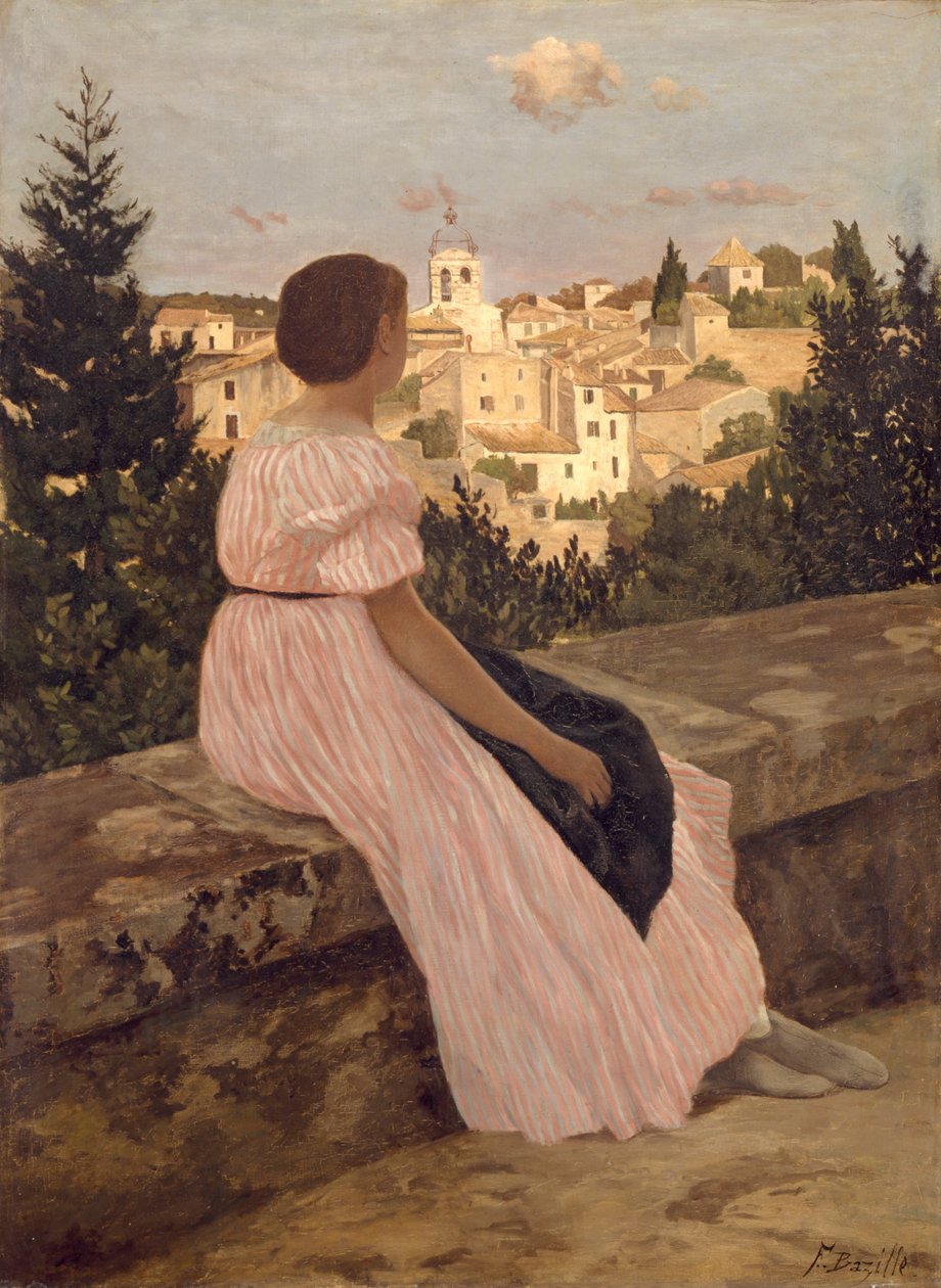 La Robe Rose de Frédéric Bazille