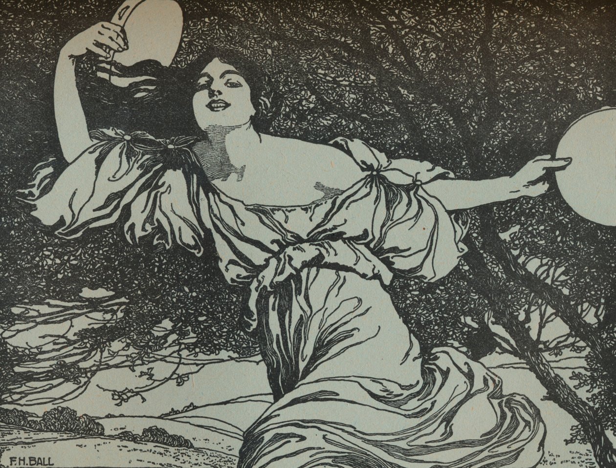 Bacante, c20th century 1914-1915 de Fred Hammersley Ball